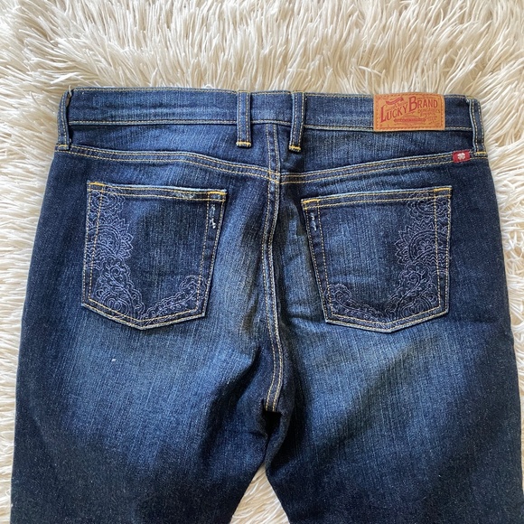 Lucky Brand Blue Ashford Classic Rider Mid Rise Size 8 Jeans - Picture 6 of 7